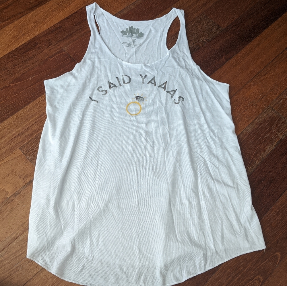 "I Said Yaaas" Tank/cover-up